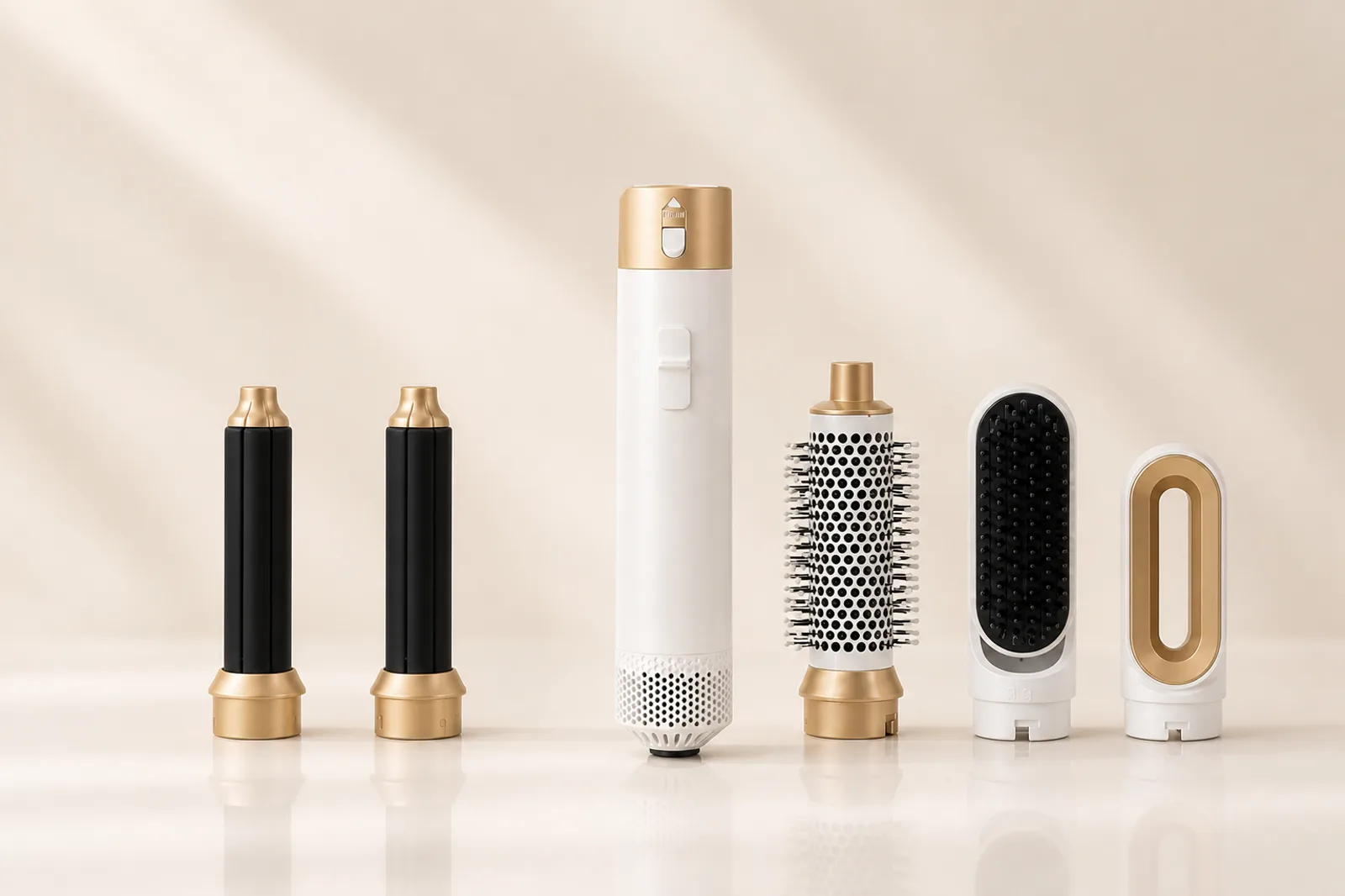 Packshot Melyss AirCurl avec embouts interchangeables
